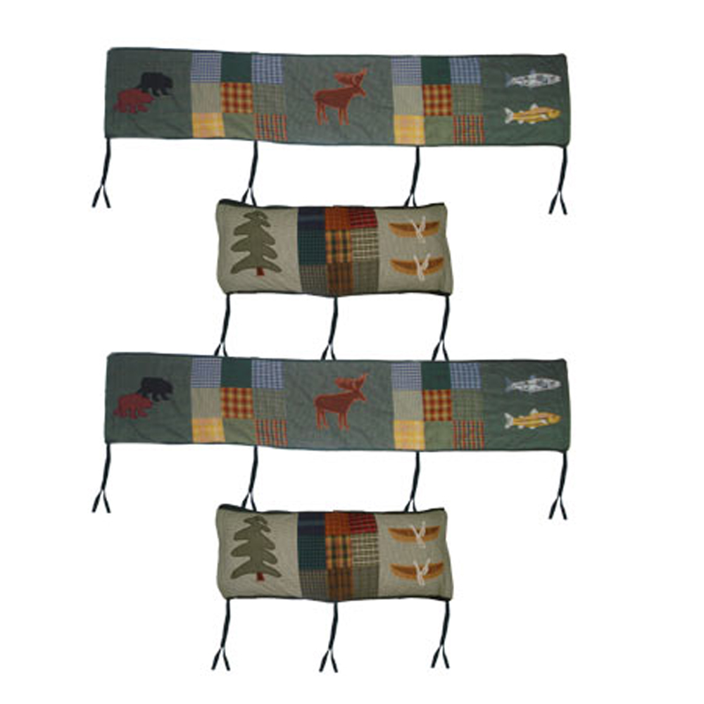 Northwoods Walk Bumper Pads 10"x52" & 10"x25" 2 EA