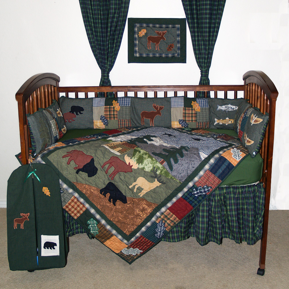 Northwoods Walk Crib Set 6 Pieces