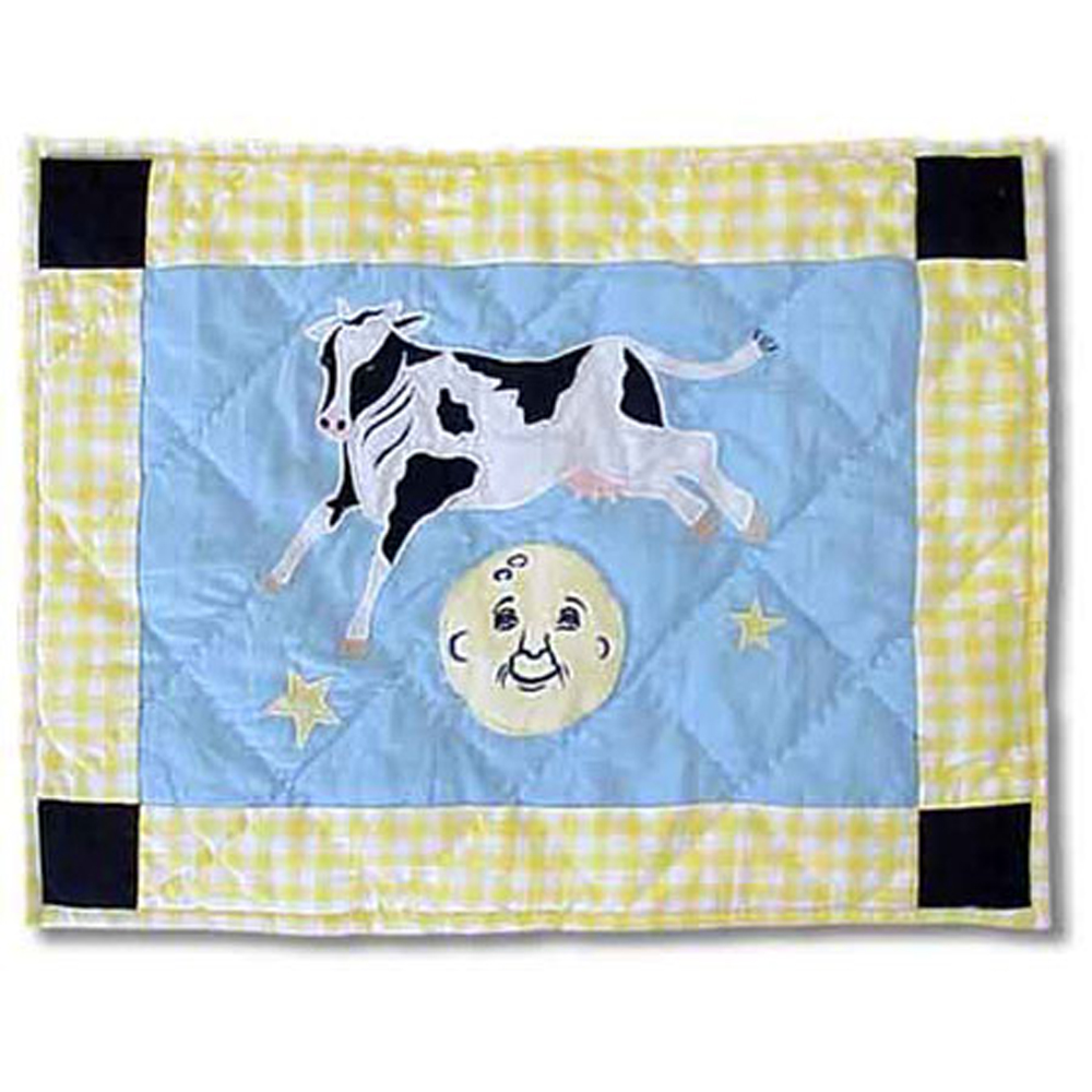 Hey Diddle Diddle Crib Pillow 12"W x 16"L