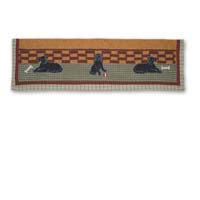 Black Lab valance 54"w x 16"l