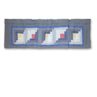 Sail Log Cabin Cowgirl Curtain Valance 54"W x 16"L