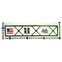 Sampler Curtain Valance 54"W x 16"L