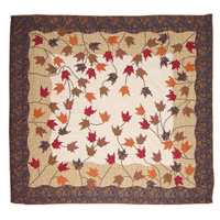 Autumn Leaves King Duvet Cover 108"W x 98"L