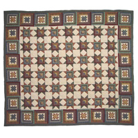Cottage Star King Duvet Cover 108"W x 98"L