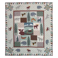 Mountain Whispers King Duvet Cover 108"W x 98"L