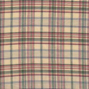 Cream plaid fabrics by the yard
