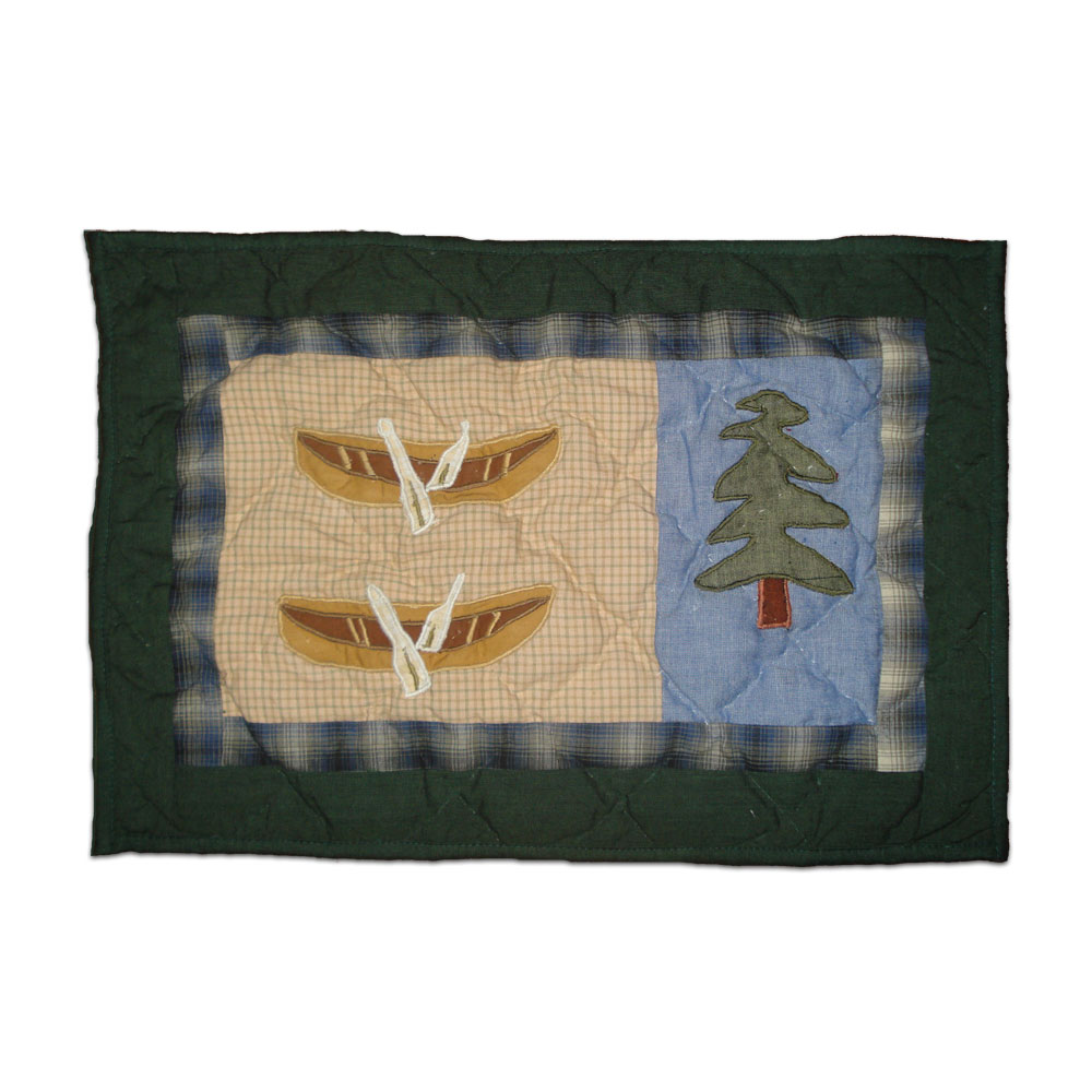 Northwoods Walk king sham 31"w x 21"l