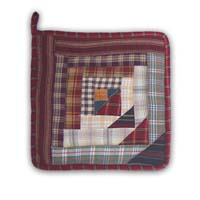 Woodland Star and Geese Pot Holder 8"W x 8"L