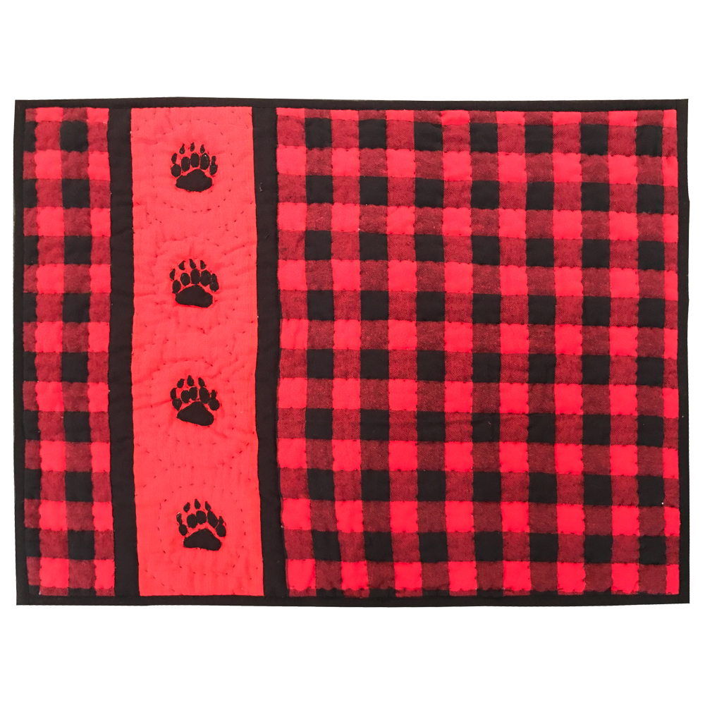 Bear Track Pillow Sham 27"W x 21"L