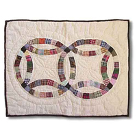 Country Wedding Ring Pillow Sham 27"W x 21"L
