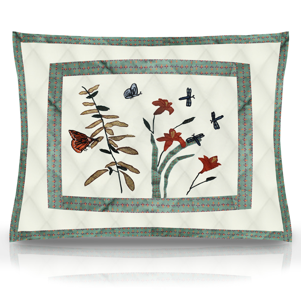 Wildflower Pillow Sham 27"W x 21"L