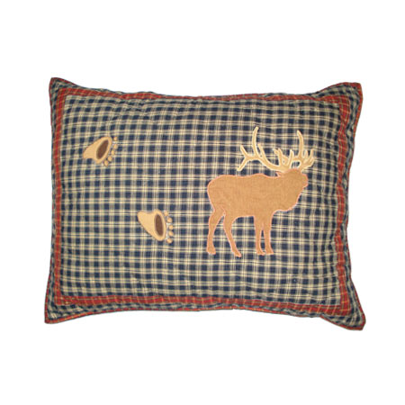Winter North Woods Pillow Sham 27"W x 21"L