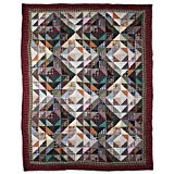 Amazingly Red Baby Quilt 36"W x 46"L