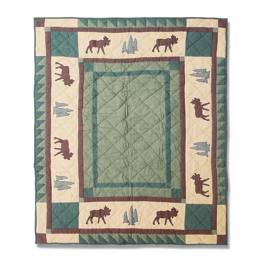 Cedar Trail Crib Quilt 36"W x 46"L