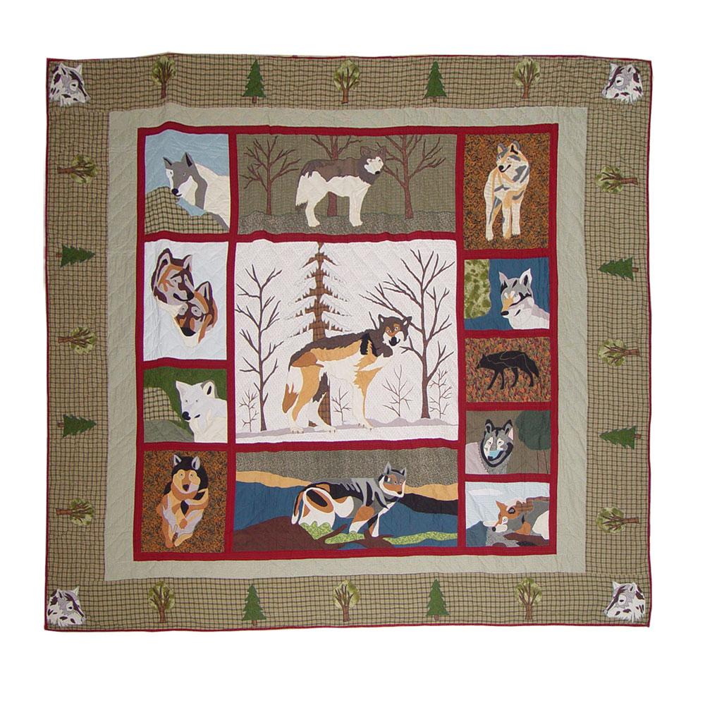 Call of the Wild King Quilt 105"W x 95"L