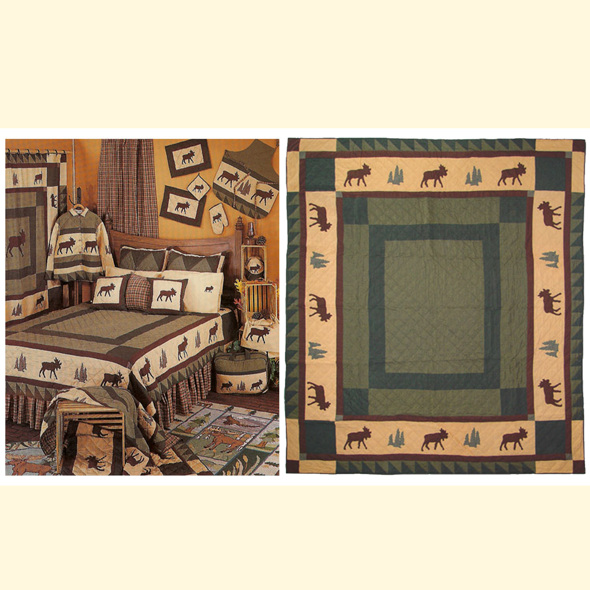 Cedar Trail King Quilt 105"W x 95"L