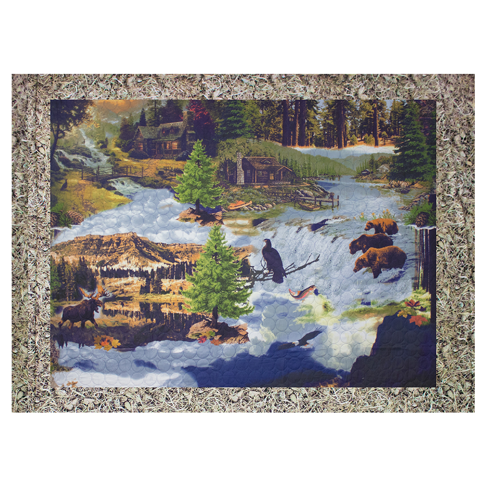 Wilderness Galore 3 piece set, Quilt King-108"x92", 2-Standard Pillow Shams