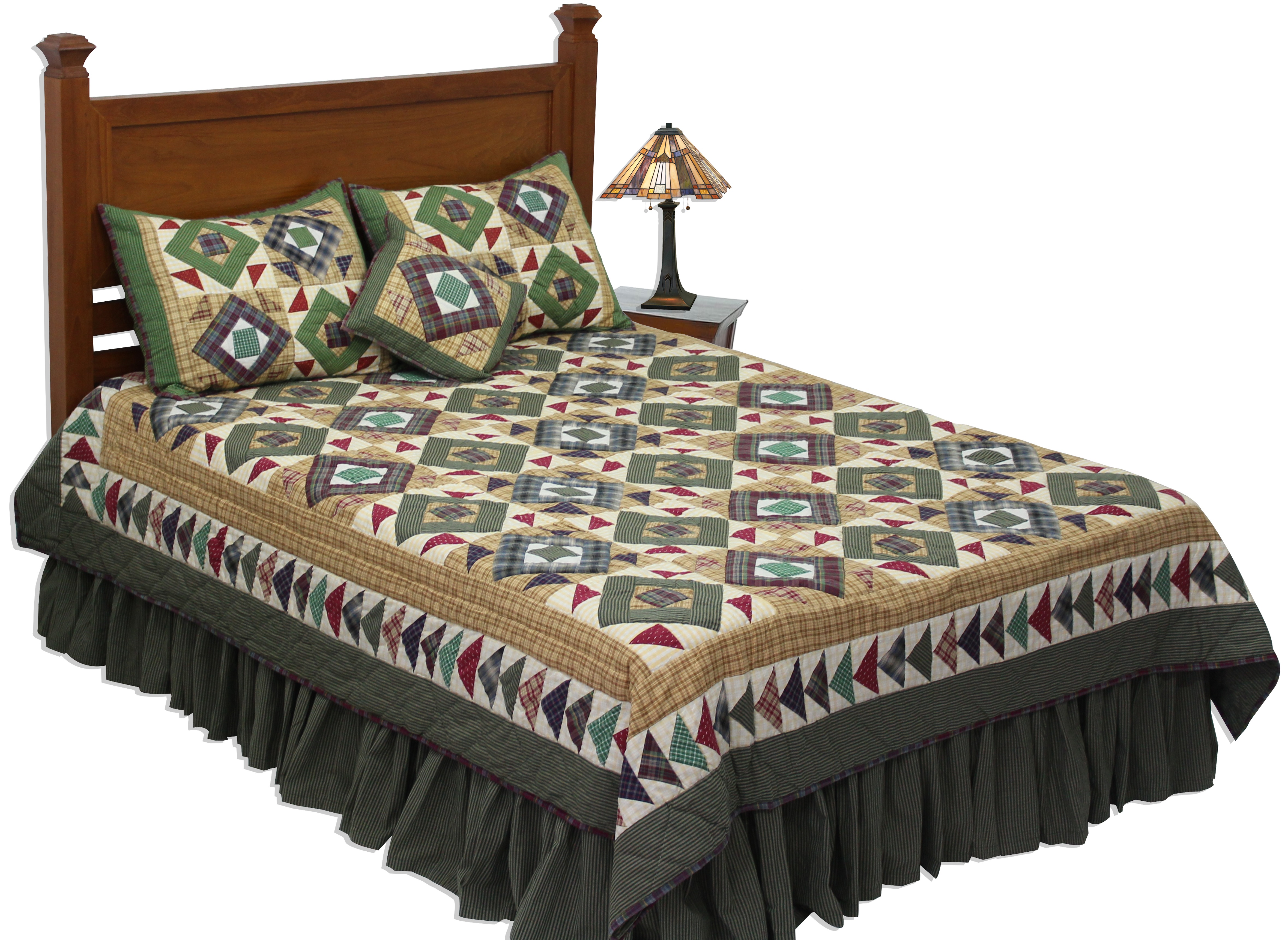 Square Diamond Queen Quilt 85"W x 95"L