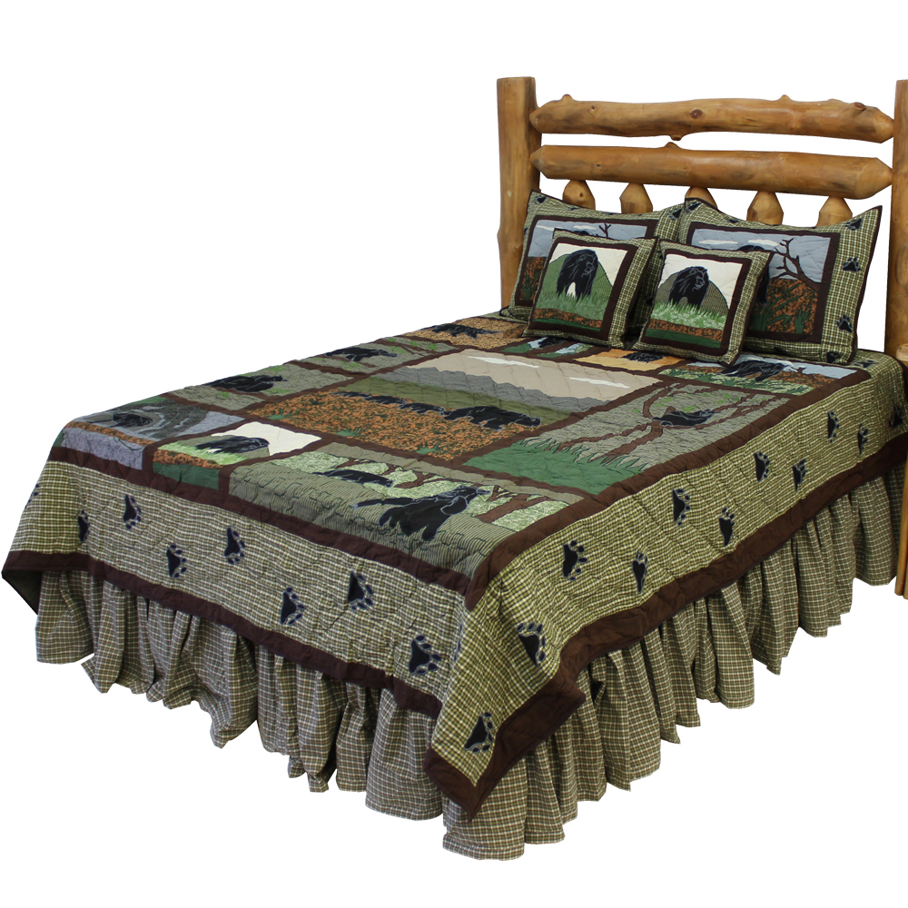 Bear Country Twin Quilt 65"W x 85"L