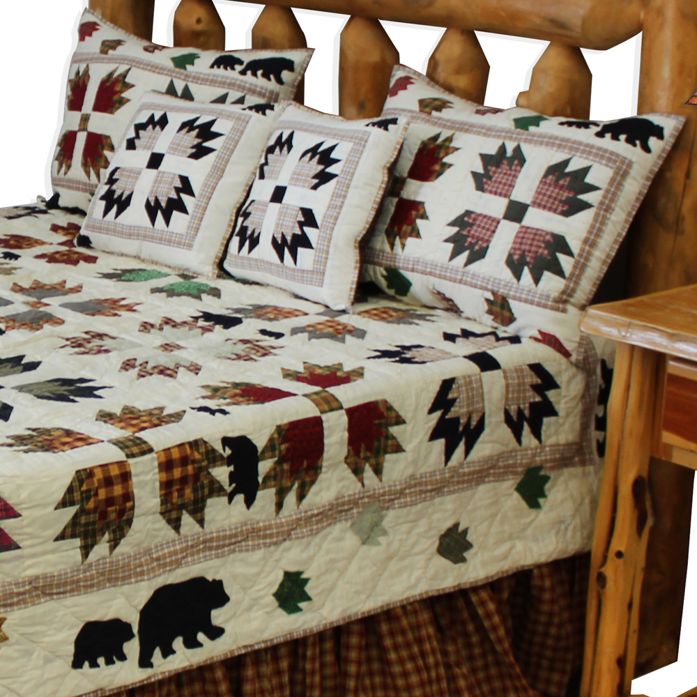 Bear's Paw Twin Quilt 65"W x 85"L