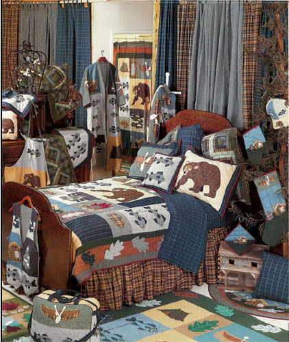 Cabin Twin Quilt 65"W x 85"L