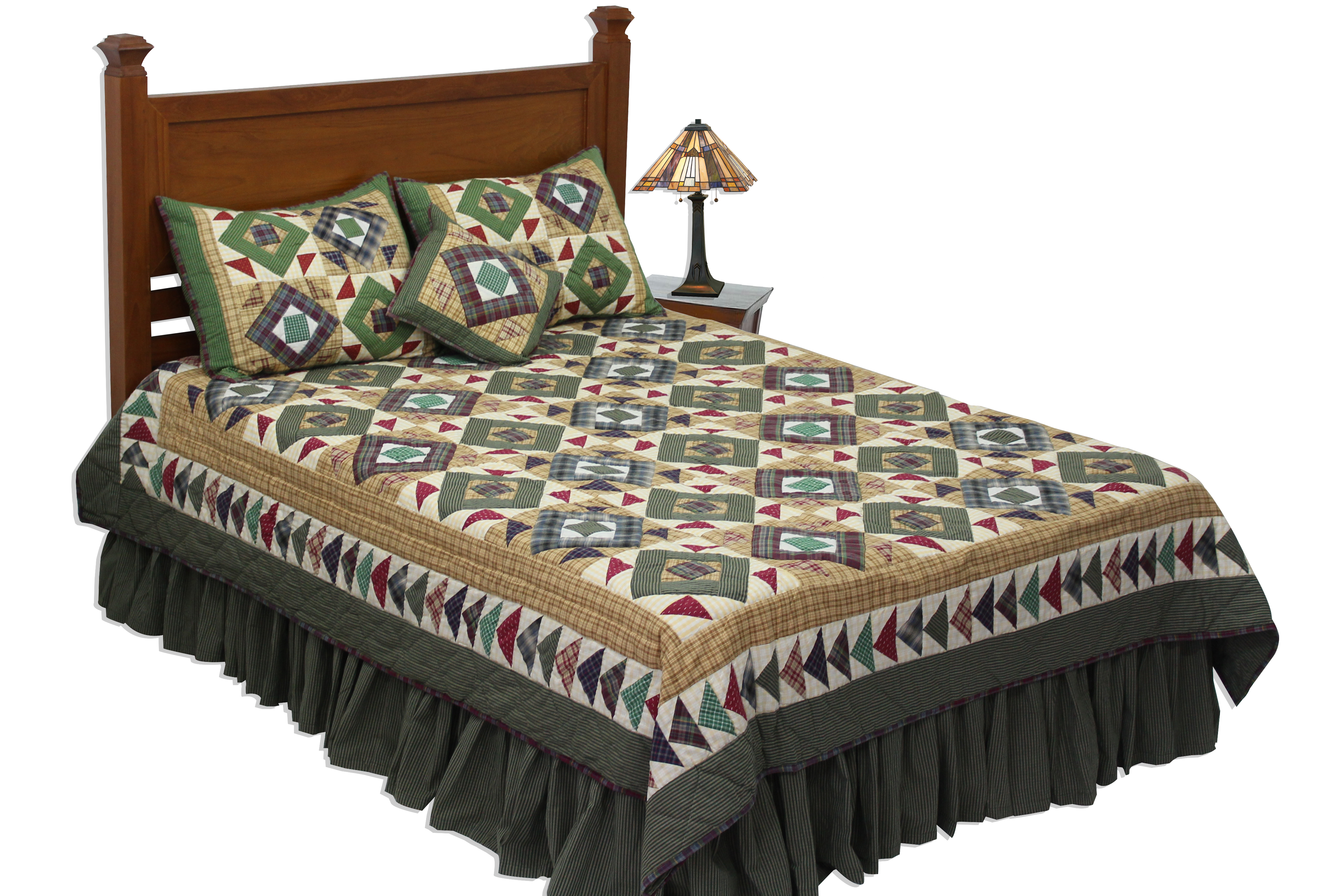 Square Diamond Twin Quilt 65"W x 85"L