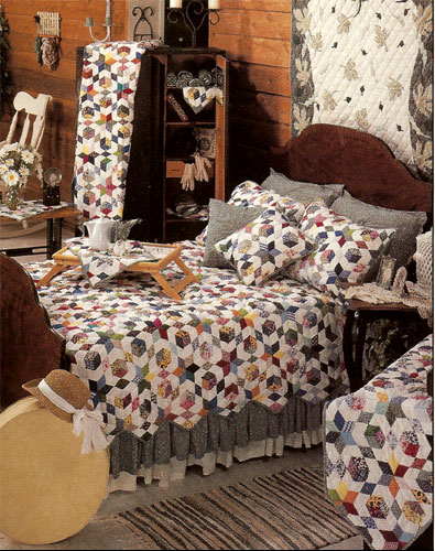 Granma Memory super king quilt 110"w x 96"l