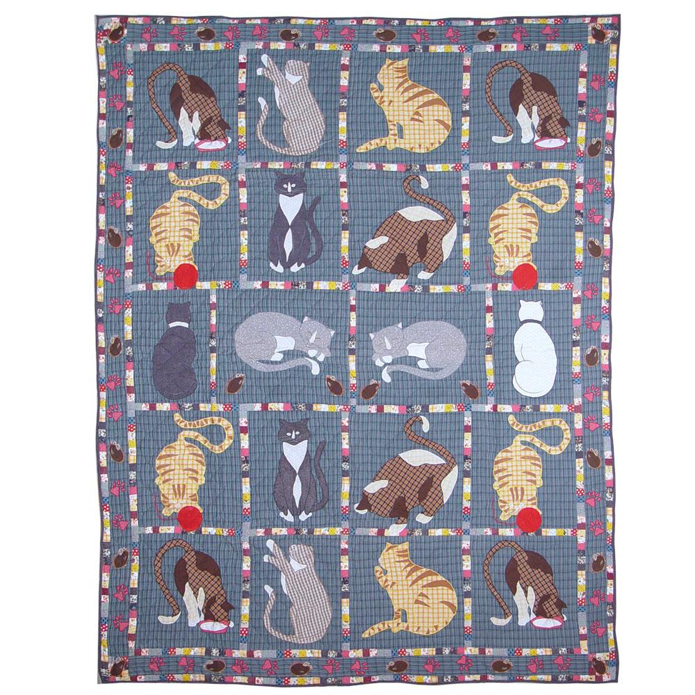 Kitty Cats Throw 50"W x 60"L