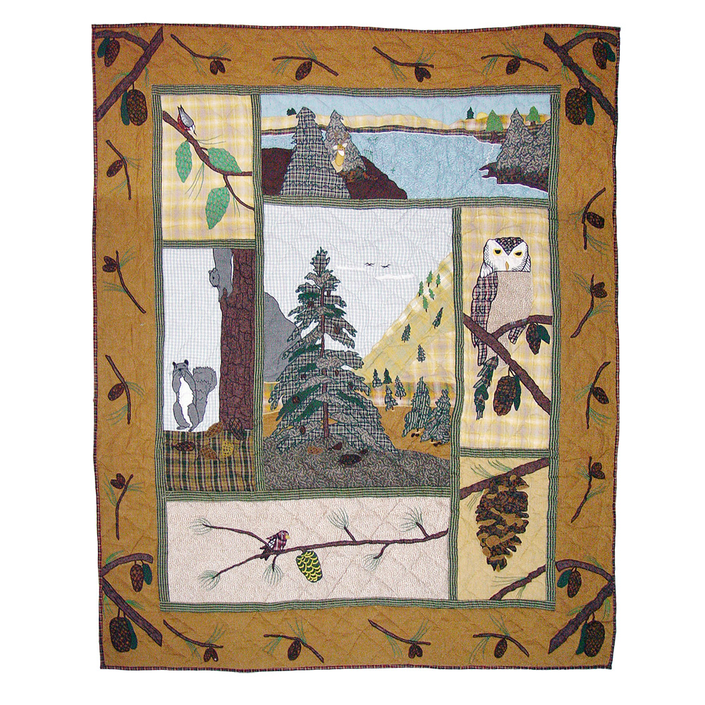 Pinecone Throw 50"W x 60"L