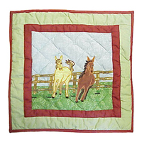 Horse Toss Pillow 16"W x 16"L
